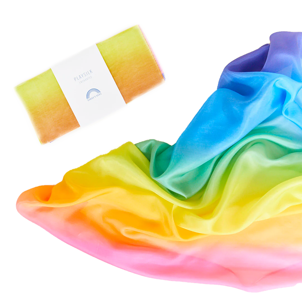 Sarah's Silks Enchanted Playsilk - Rainbow