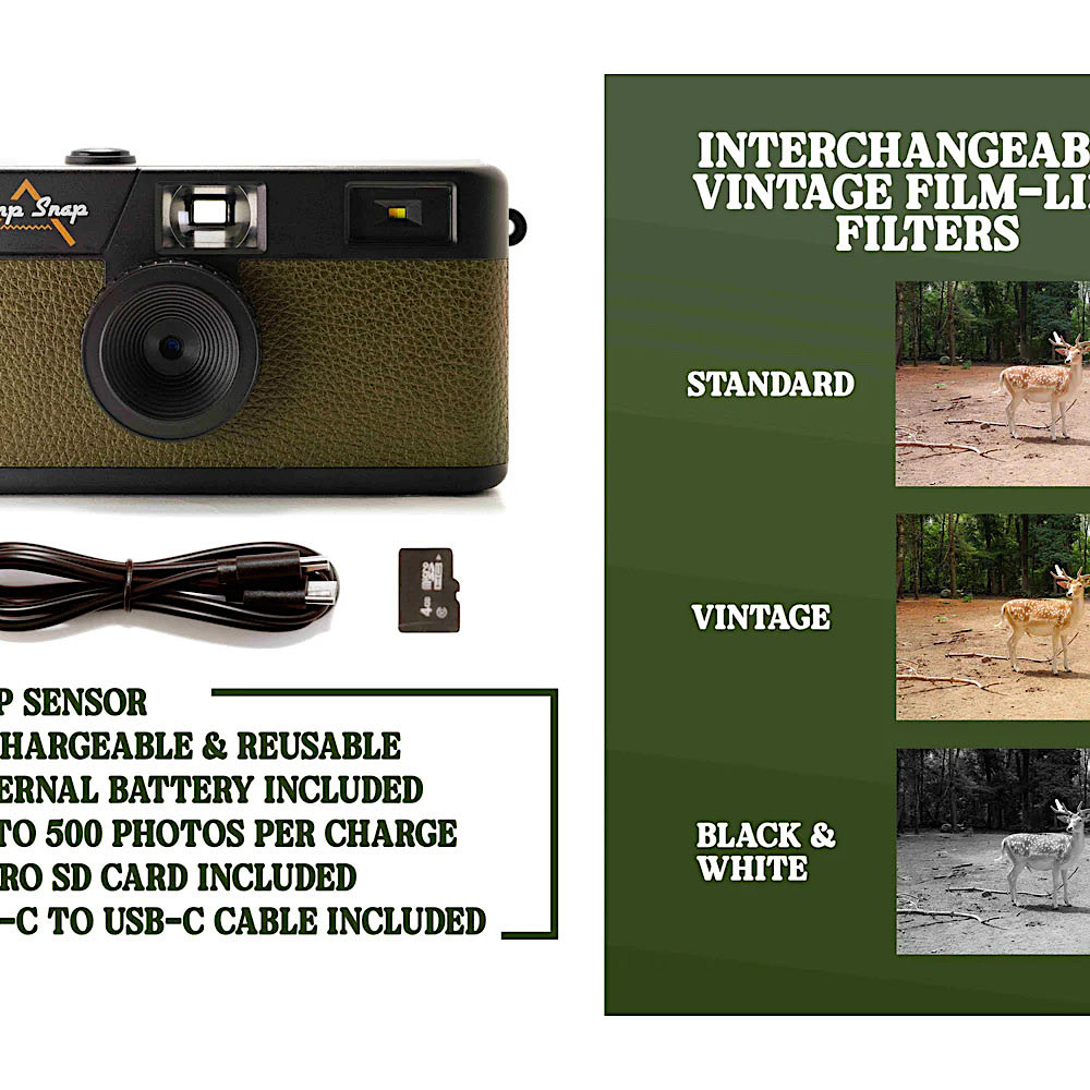 Camp Snap Digital Camera V1 - Forest Green