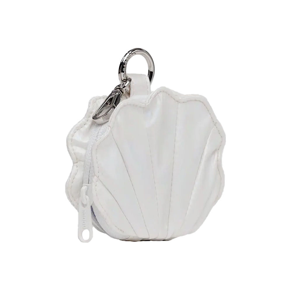 Baggu Bag Charm - Shell - Pearl Metallic