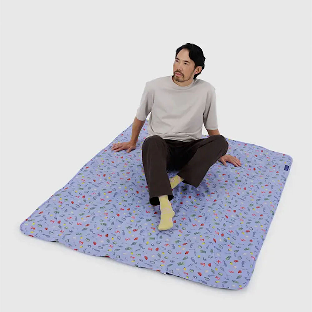Baggu Puffy Picnic Blanket - Sea Charms