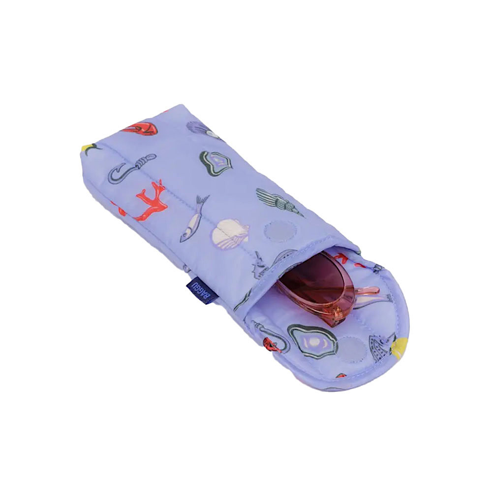 Baggu Puffy Glasses Sleeve - Sea Charms