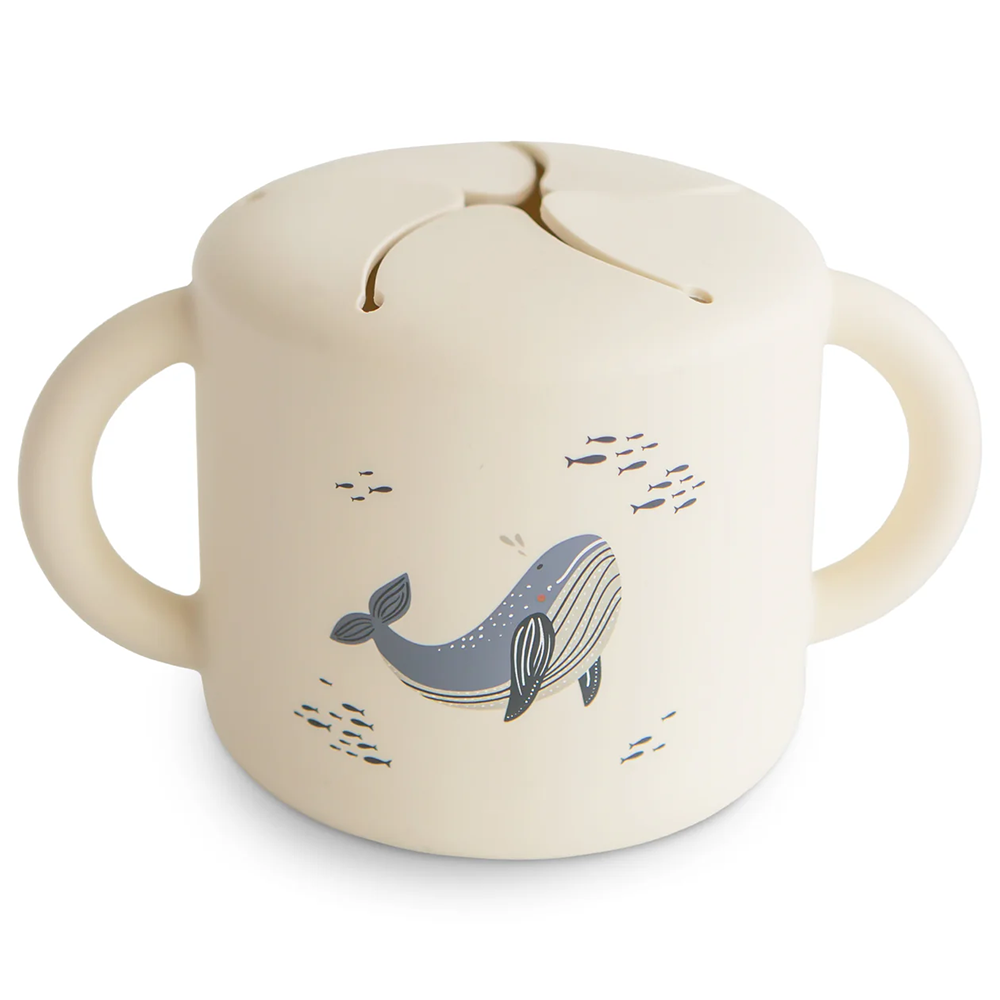 Mushie Mushie Snack Cup - Whales