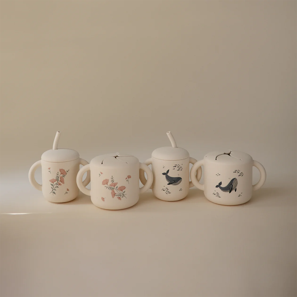 Mushie Snack Cup - Whales