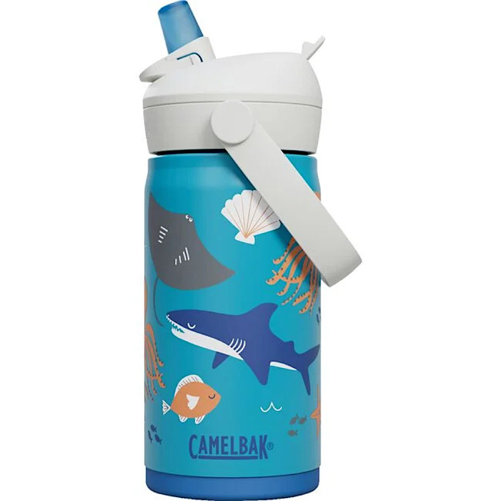 CamelBak CamelBak Thrive Flip Straw Insulated Stainless Steel Kids Bottle 12 oz - Ocean Life