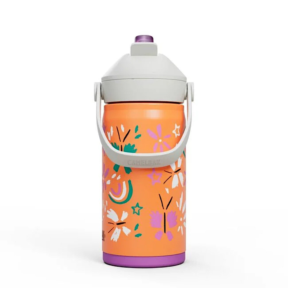 CamelBak Thrive Flip Straw Insulated Stainless Steel Kids Bottle 12 oz - Butterfly Rainbow