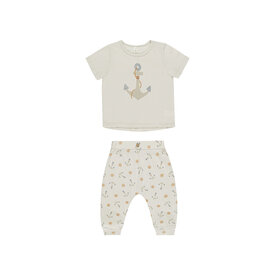 Rylee + Cru Rylee + Cru Tee + Slouch Pant Set - Anchors