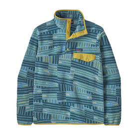 Patagonia Patagonia Mens Lightweight Synch Snap-T Pullover - Quilty Fitz: Wetland Blue