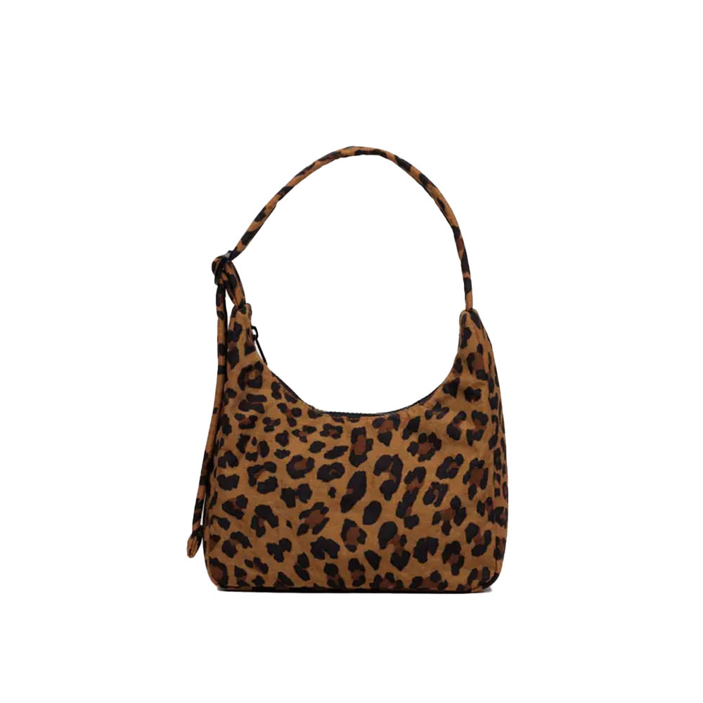Baggu Mini Nylon Shoulder Bag - Leopard