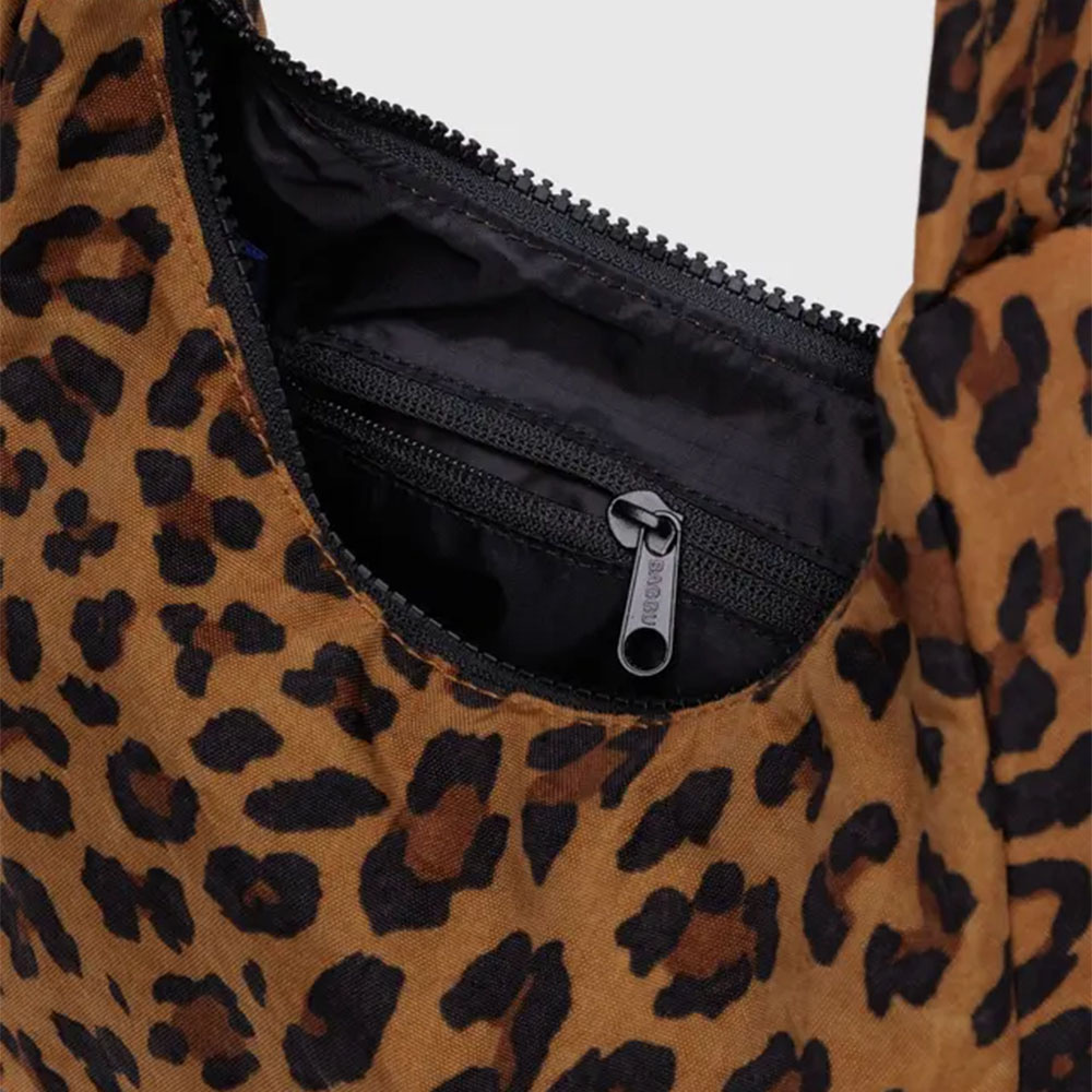 Baggu Mini Nylon Shoulder Bag - Leopard