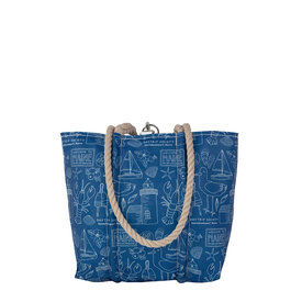 Sea Bags Sea Bags x Daytrip Society - Custom Kennebunkport Icons - Small Handbag Tote