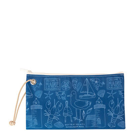 Sea Bags Sea Bags x Daytrip Society - Custom Kennebunkport Icons - Large Wristlet
