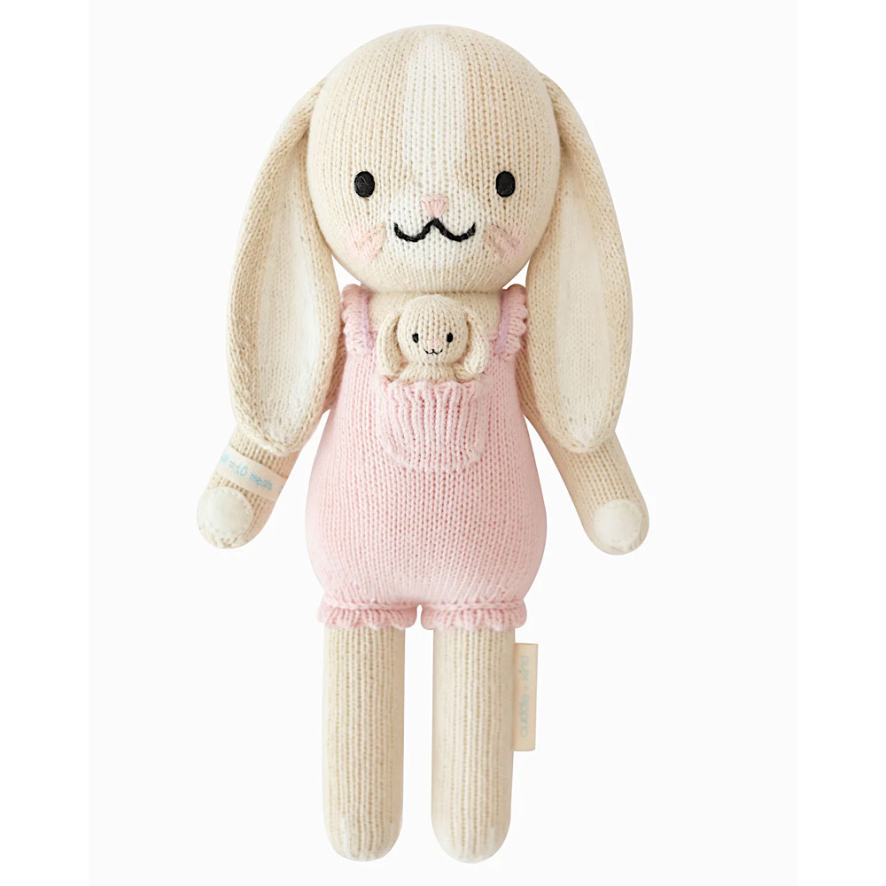 Cuddle + Kind Cuddle + Kind - Briar the Bunny Peony Pink - 13 Inches