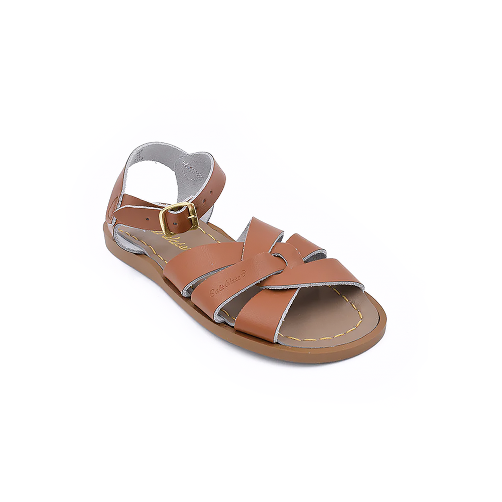 Salt Water Sandals The Original Kid's Velcro - Tan