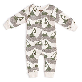 Winter Water Factory Winter Water Factory French Terry Jumpsuit - Construction Forest Green