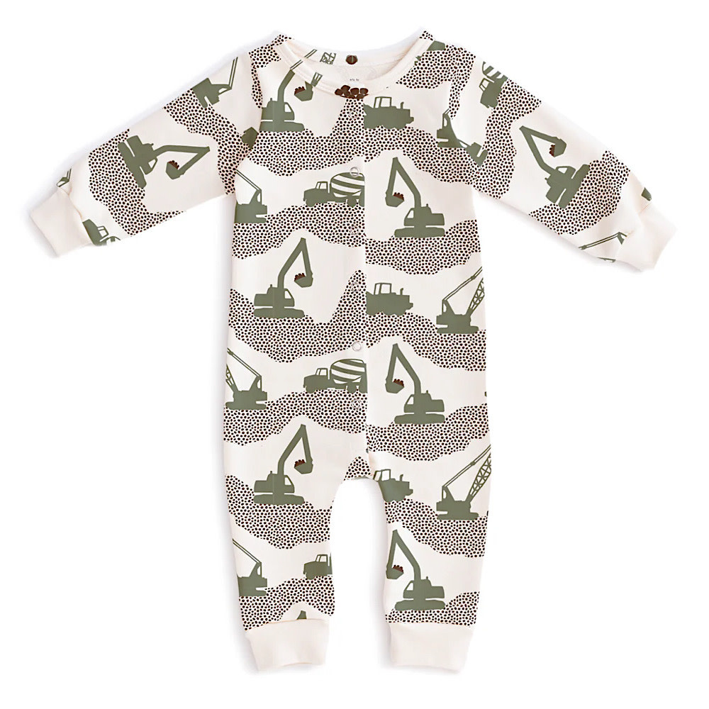 Winter Water Factory Winter Water Factory French Terry Jumpsuit - Construction Forest Green