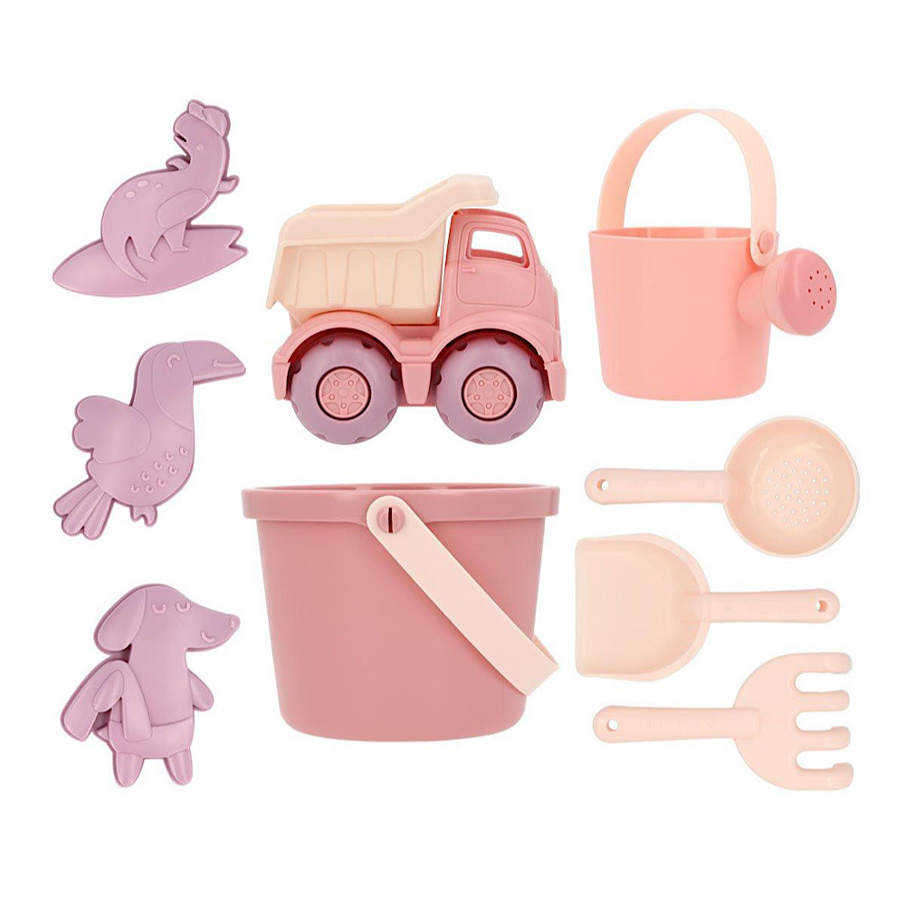 Tutete Beach Toy Truck Set - Old Rose
