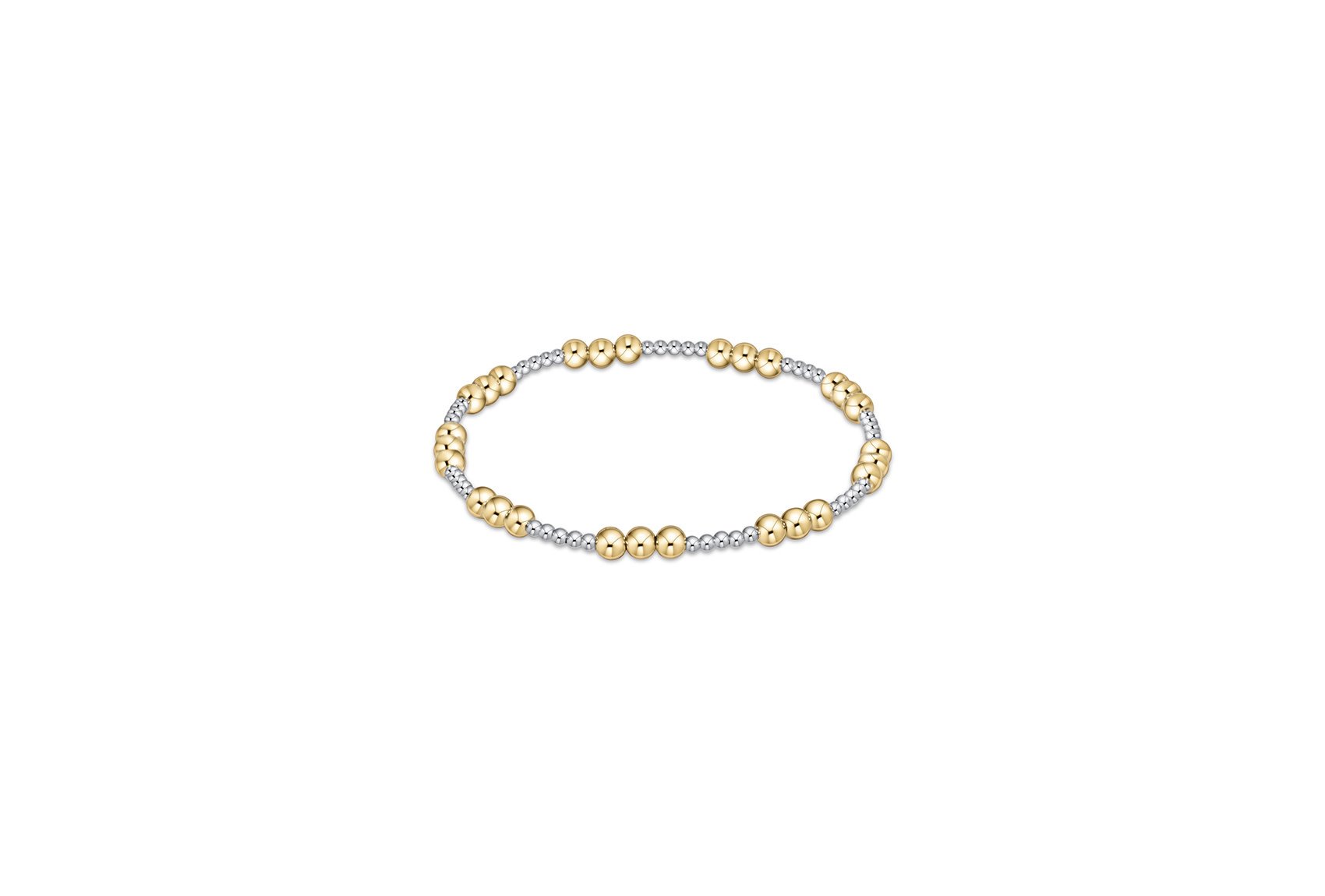 ENewton Enewton Classic Mixed Metal Pattern Bracelet - Joy - 4mm