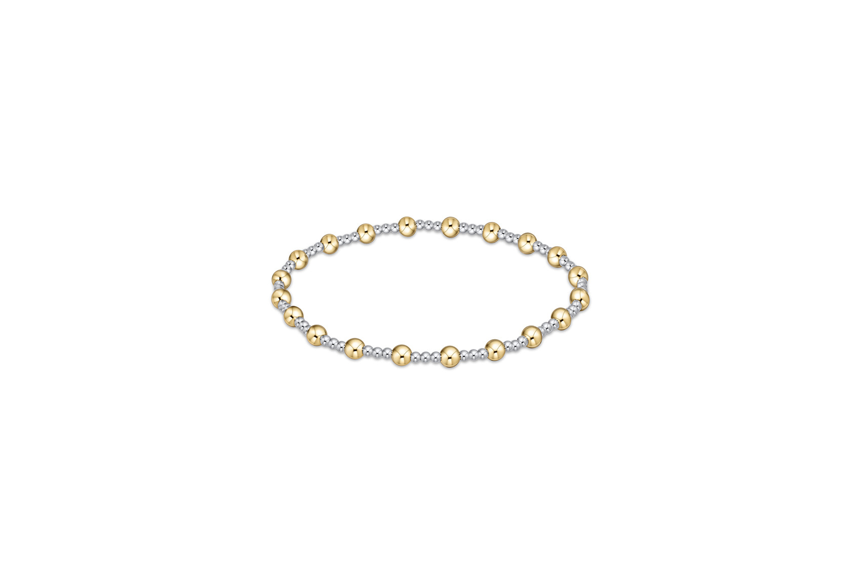 ENewton Enewton Classic Mixed Metal Pattern Bracelet - Sincerity - 4mm