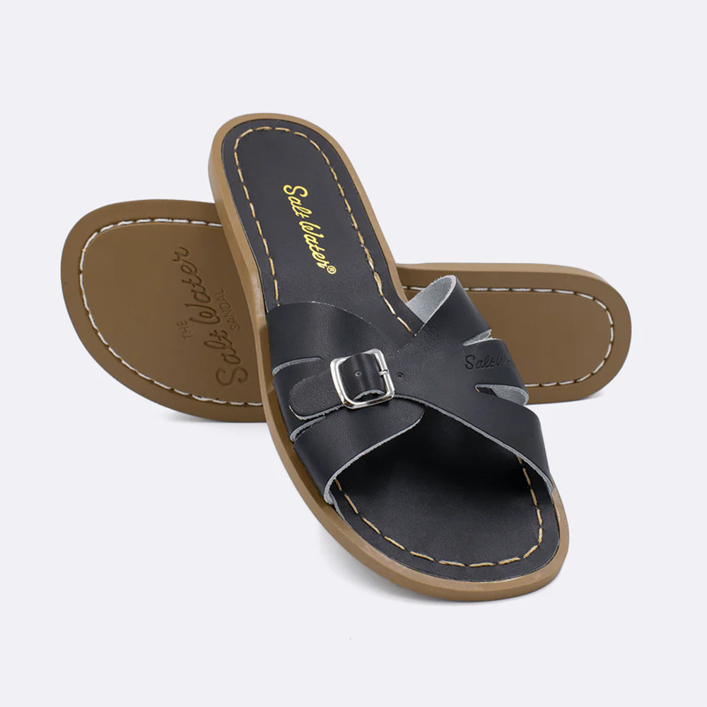 Salt Water Sandals Adult Classic Slides - Black