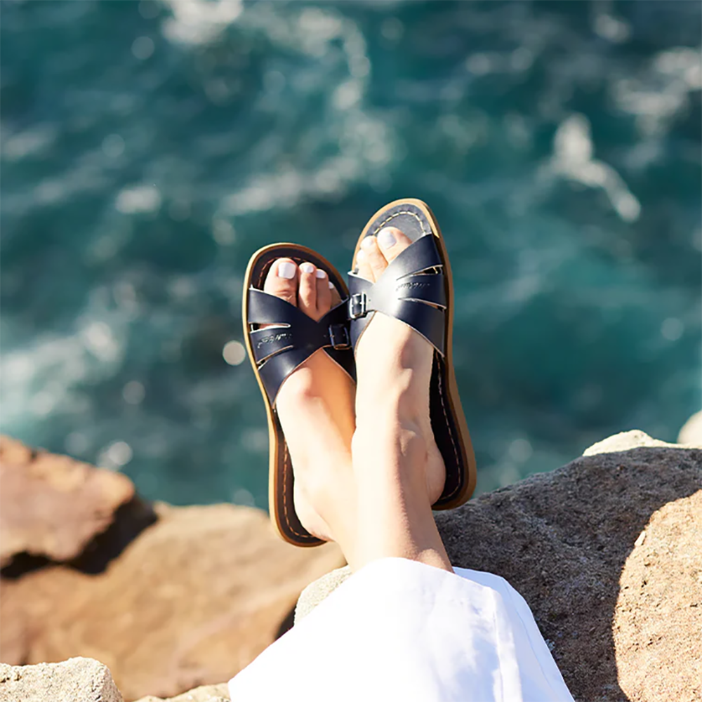 Salt Water Sandals Adult Classic Slides - Navy