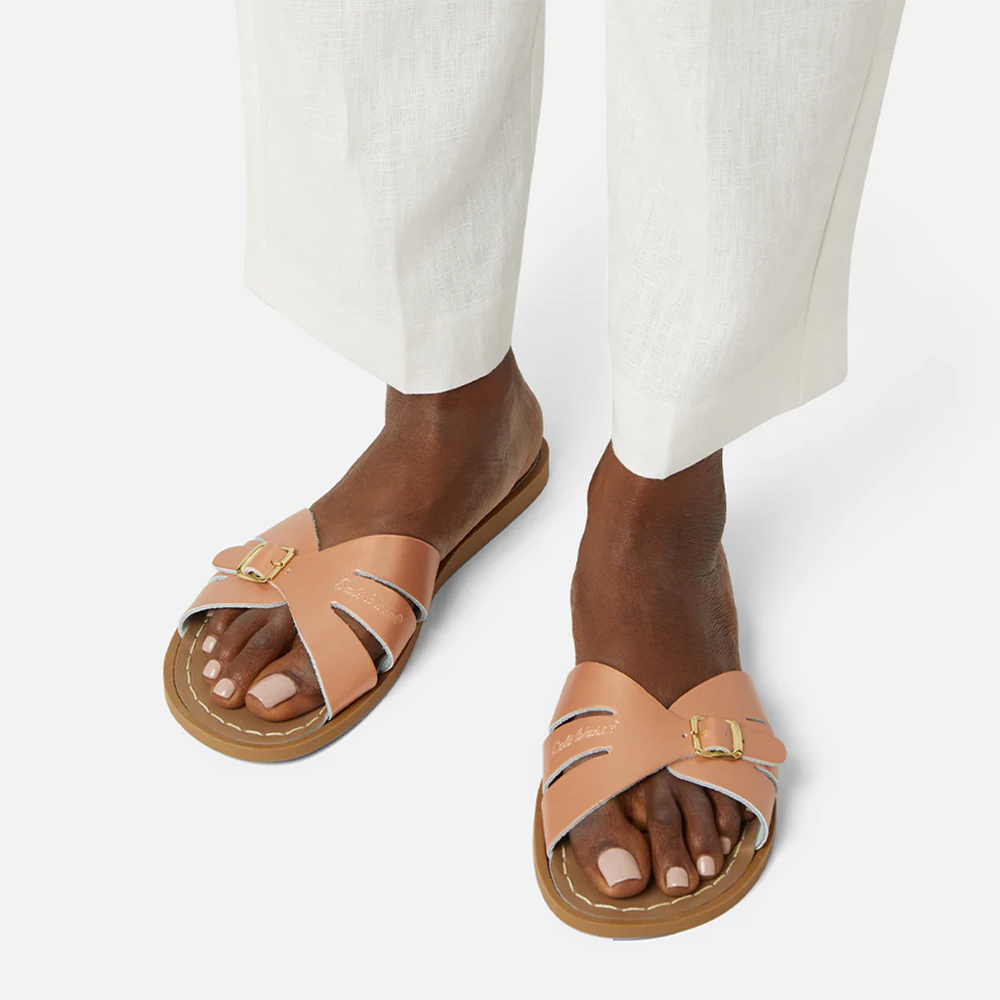 Salt Water Sandals Adult Classic Slides - Rose Gold
