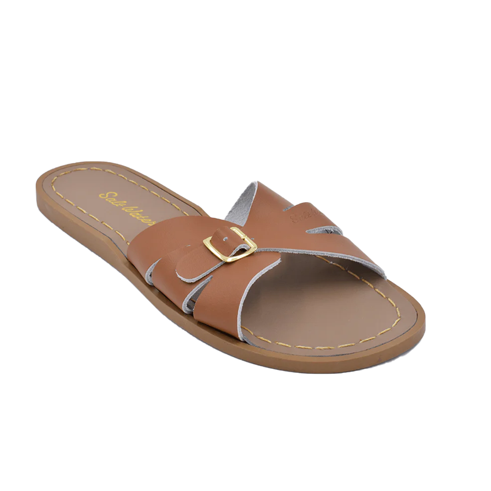 Salt Water Sandals Adult Classic Slides - Tan