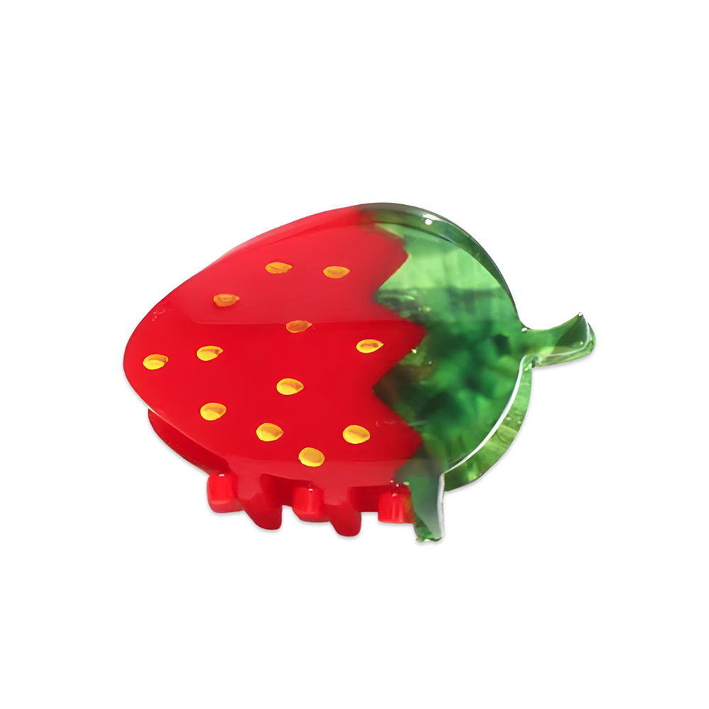 Mini Claw Clip - Strawberry