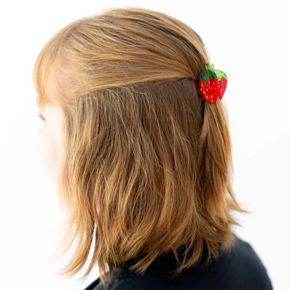 Mini Claw Clip - Strawberry