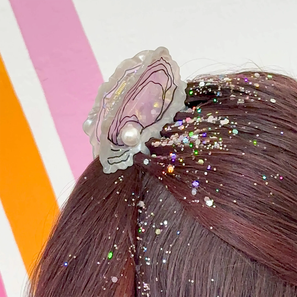 Midi Hair Claw Clip - Oyster