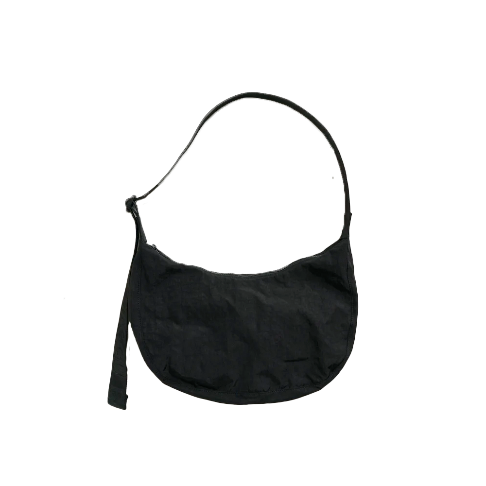 Baggu Medium Nylon Crescent Bag - Black