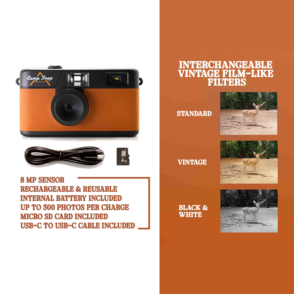 Camp Snap (First Gen) Screen Free Digital Camera - Chestnut Brown