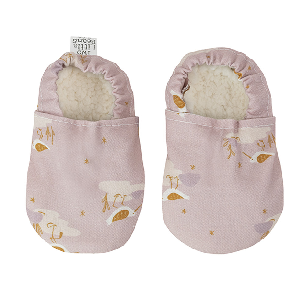 Two Little Beans Baby Booties - Sandpipers