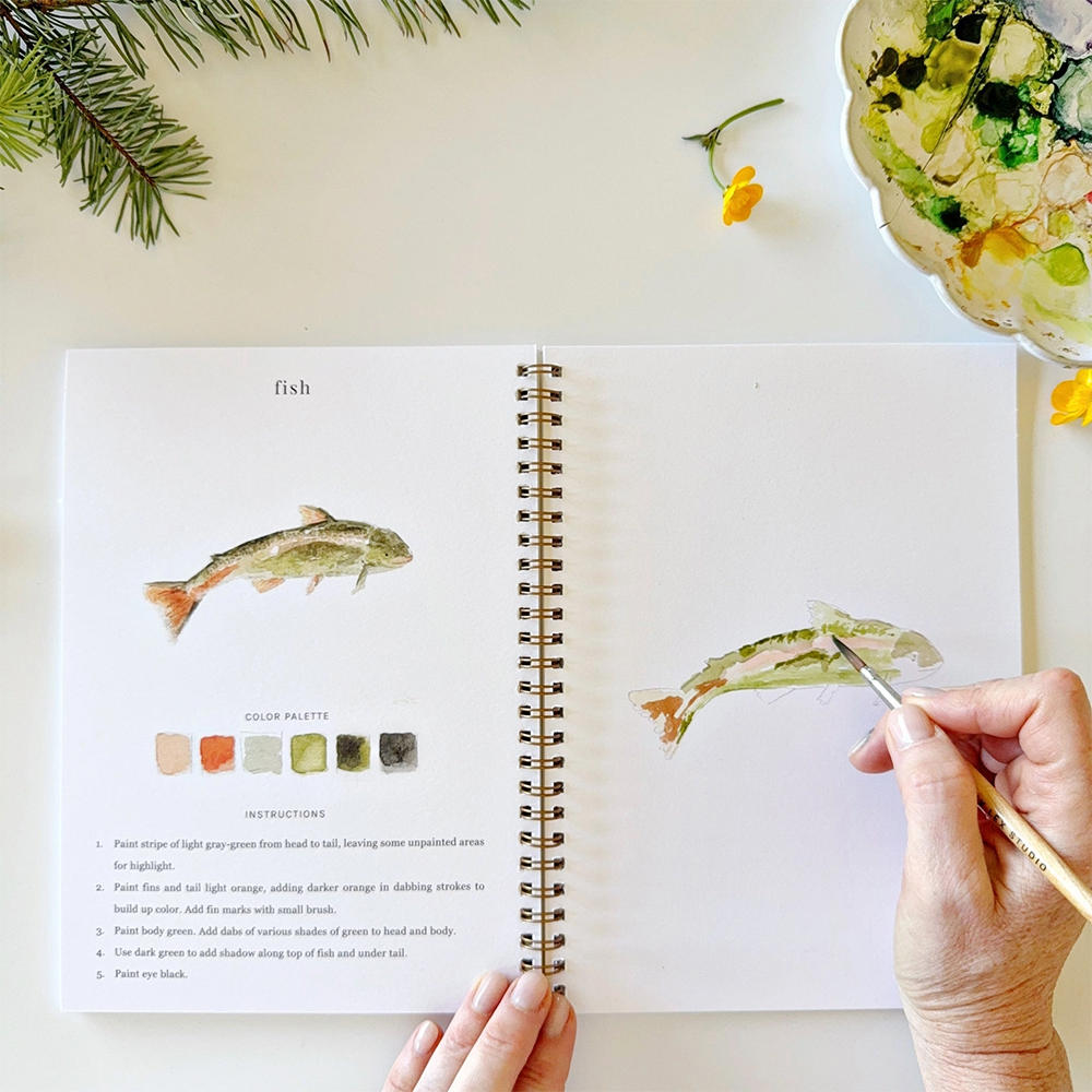 Emily Lex Studio Watercolor Workbook - Camping