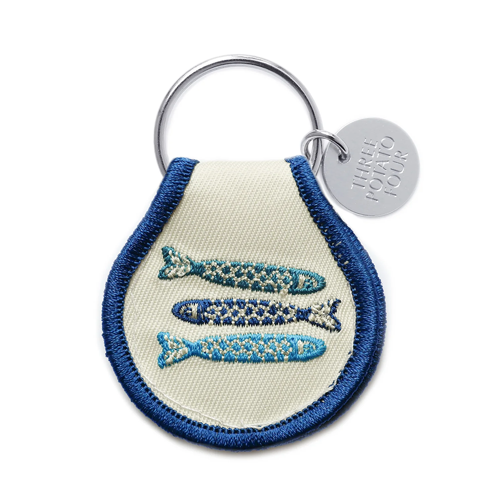 Three Potato Four Patch Keychain - Tinned Fish