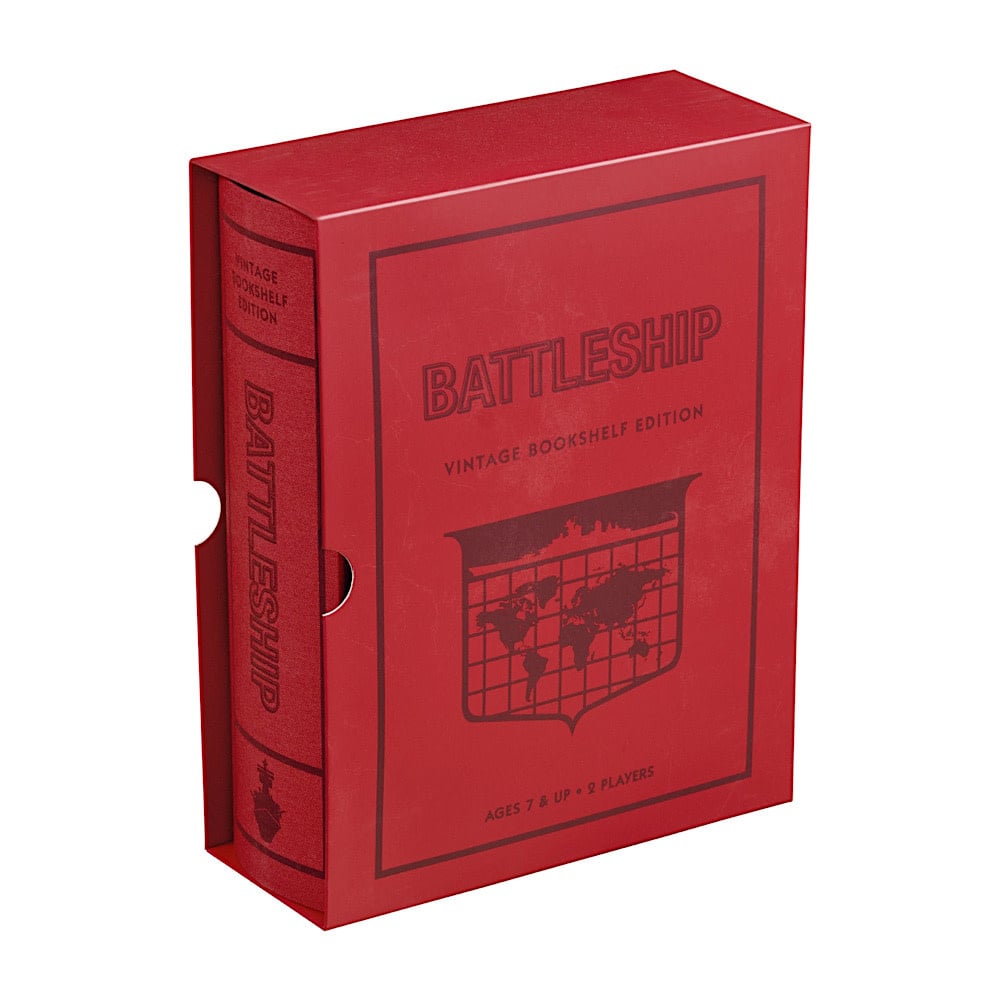 WS Game Company Battleship - Vintage Bookshelf Edition
