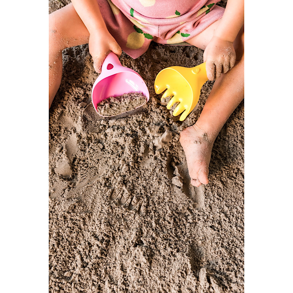 Quut Toys Raki - Rake & Digger - Banana Pink