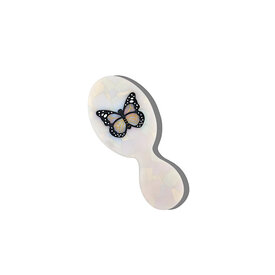 Solar Eclipse Handbag Hero Travel Small Hair Brush - Monarch Butterfly