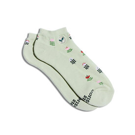 Conscious Step Conscious Step Ankle Socks - Tulips