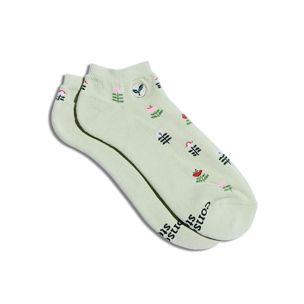 Conscious Step Conscious Step Ankle Socks - Tulips