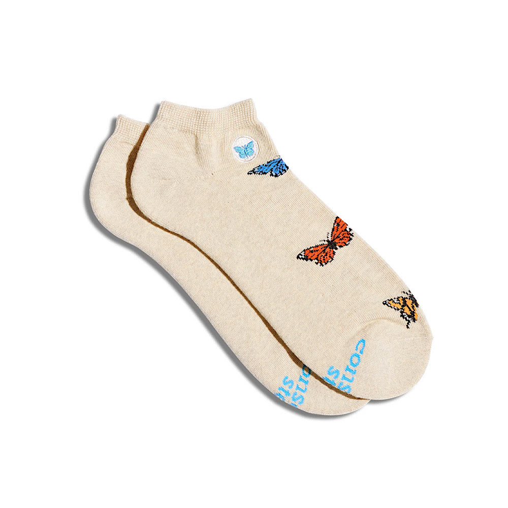 Conscious Step Conscious Step Ankle Socks - Butterflies