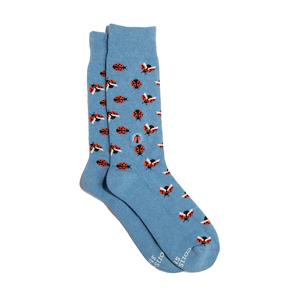 Conscious Step Conscious Step Crew Socks - Ladybugs