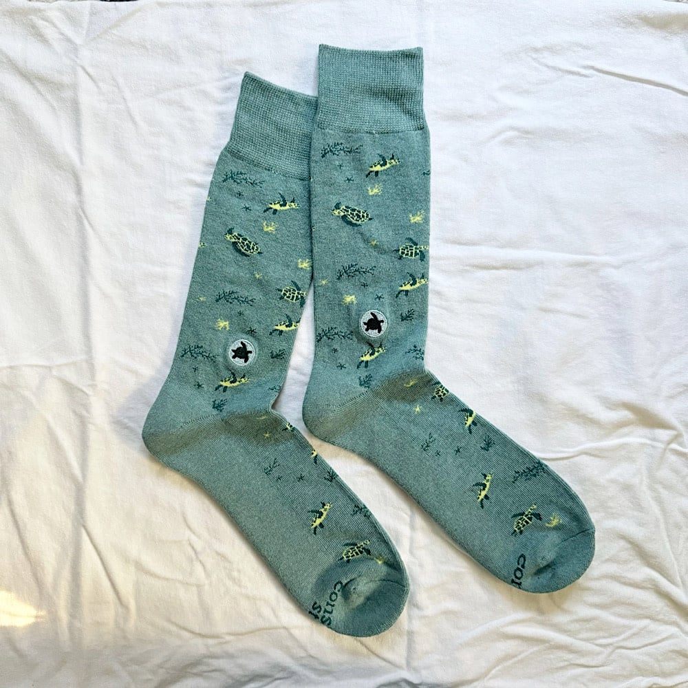 Conscious Step Conscious Step Socks - Sea Turtles