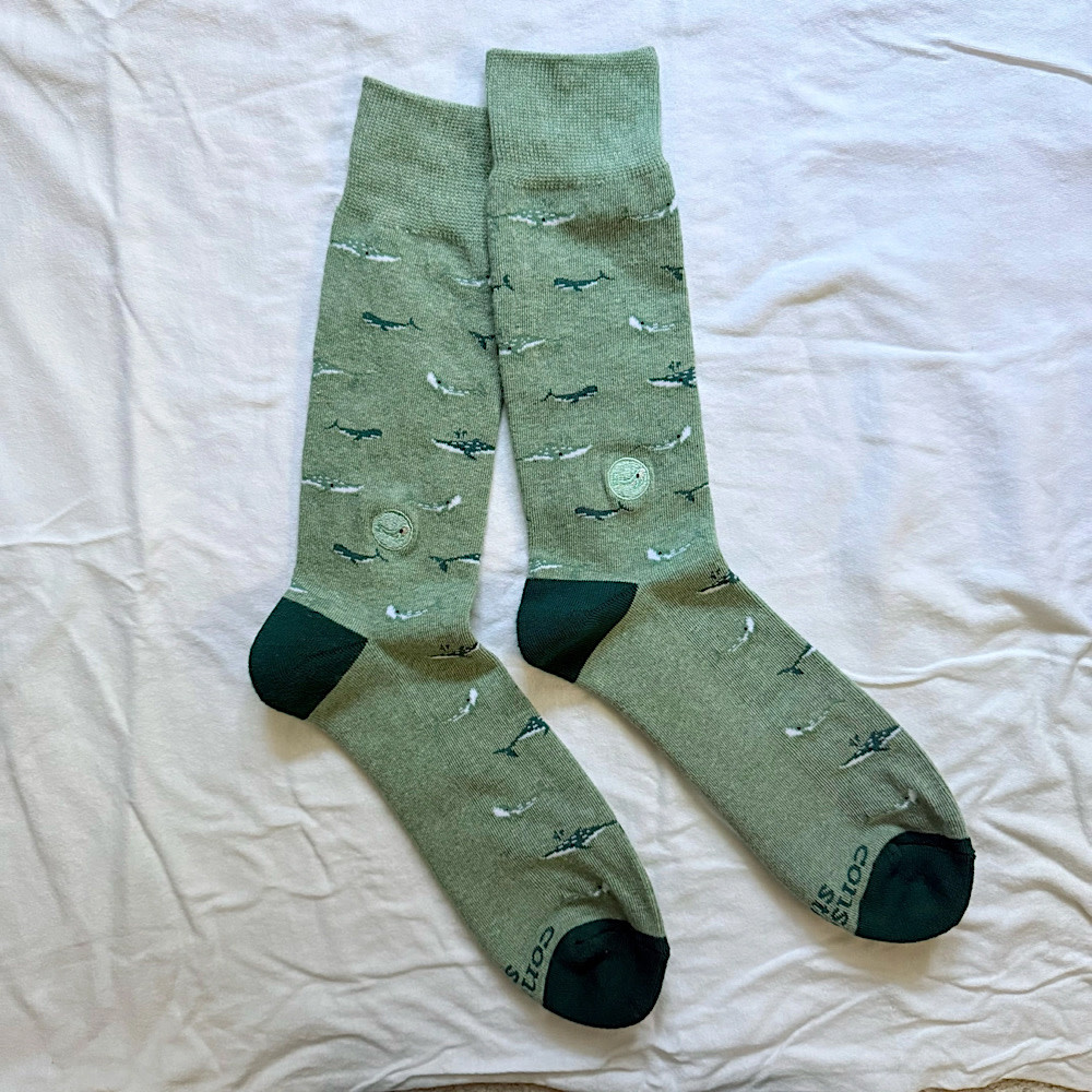 Conscious Step Conscious Step Crew Socks - Whales