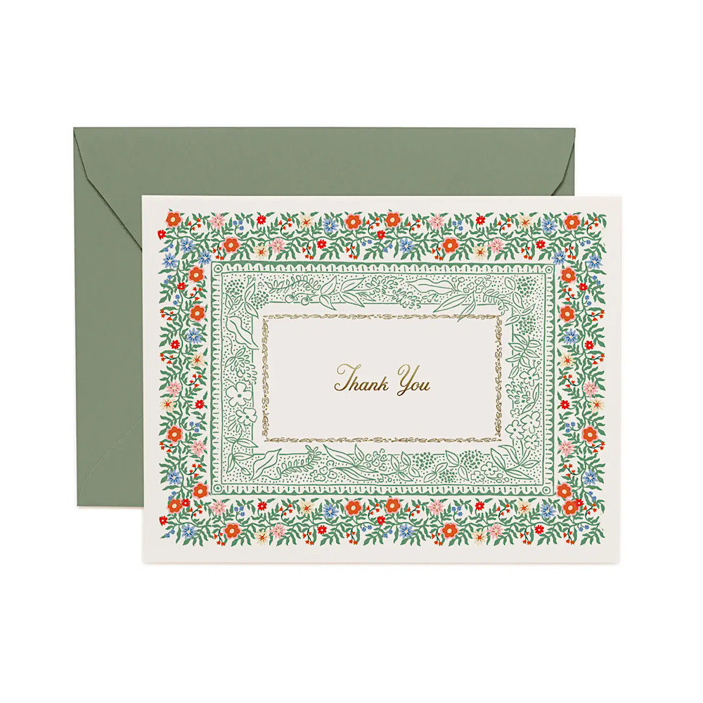 Rifle Paper Co. - Rosette Thank You Card Box Set of 8