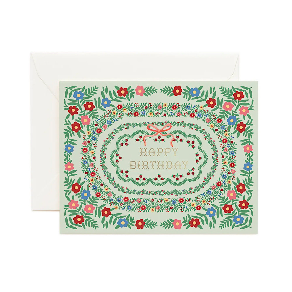 Rifle Paper Co. - Rosette Birthday Card