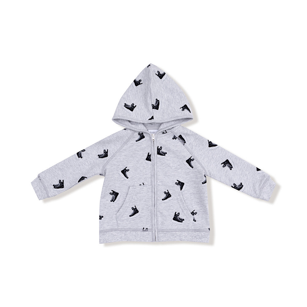 Angel Dear Angel Dear Zip Hoodie - French Terry Hockey