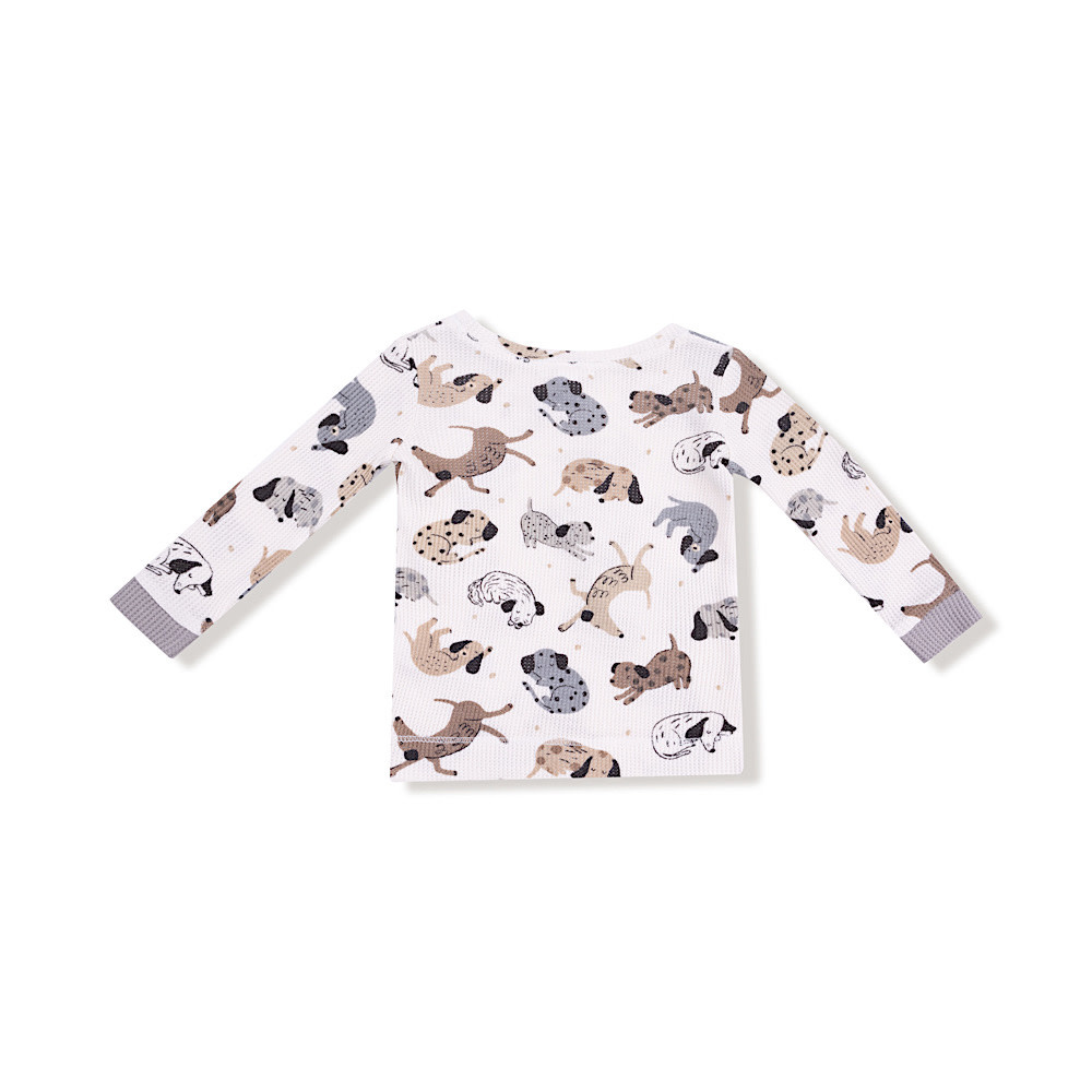 Angel Dear Long Sleeve Loungewear Set - Cozy Pups