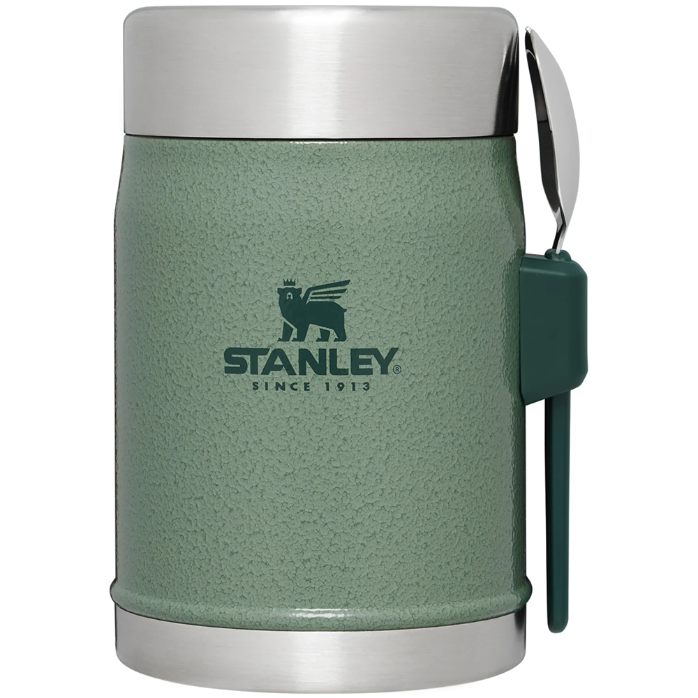 Stanley The Legendary Classic Food Jar + Spork 14oz - Hammertone Green