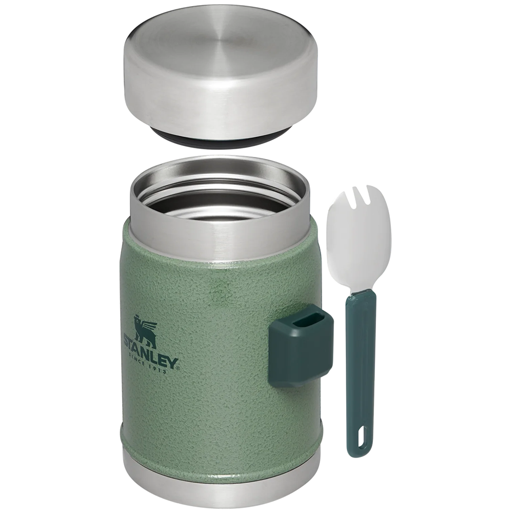 Stanley The Legendary Classic Food Jar + Spork 14oz - Hammertone Green