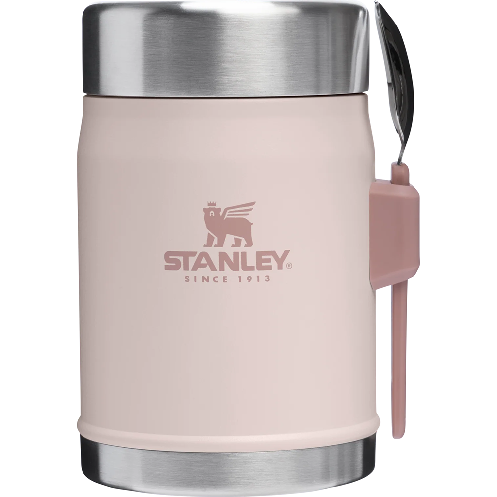 Stanley Stanley The Legendary Classic Food Jar + Spork 14oz - Rose Quartz